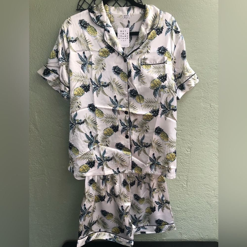 Women’s satin PJ short set